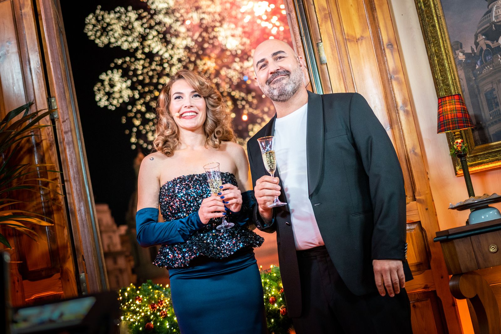 Àlex Blanquer i Òscar Tramoyeres van fer el primer brindis del nou any