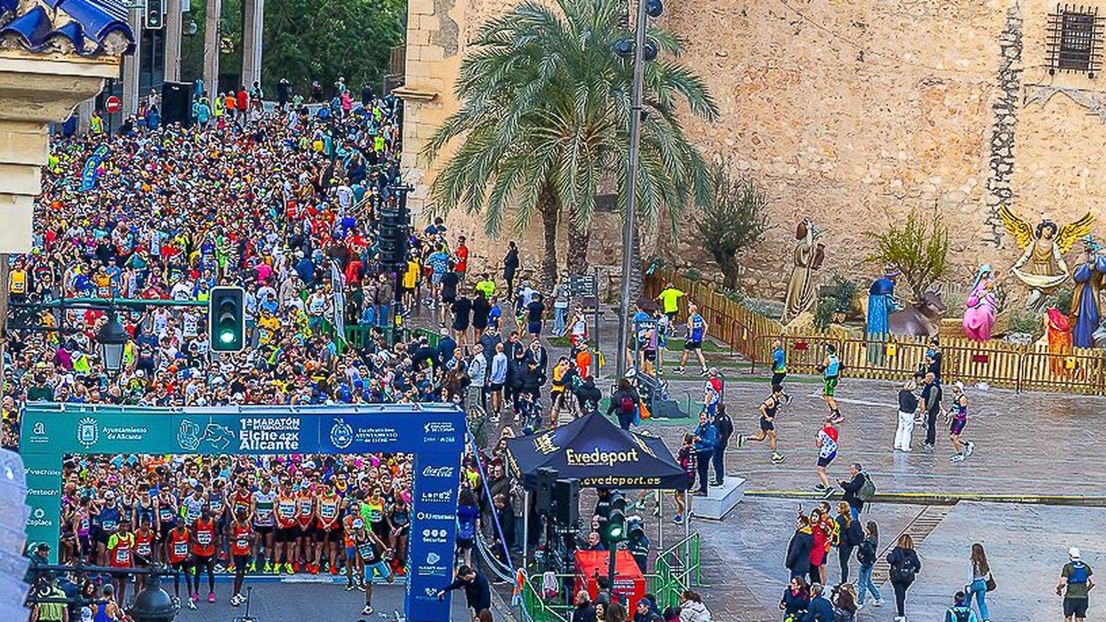 Imatge de l'última edició de la Marató Elx-Alacant