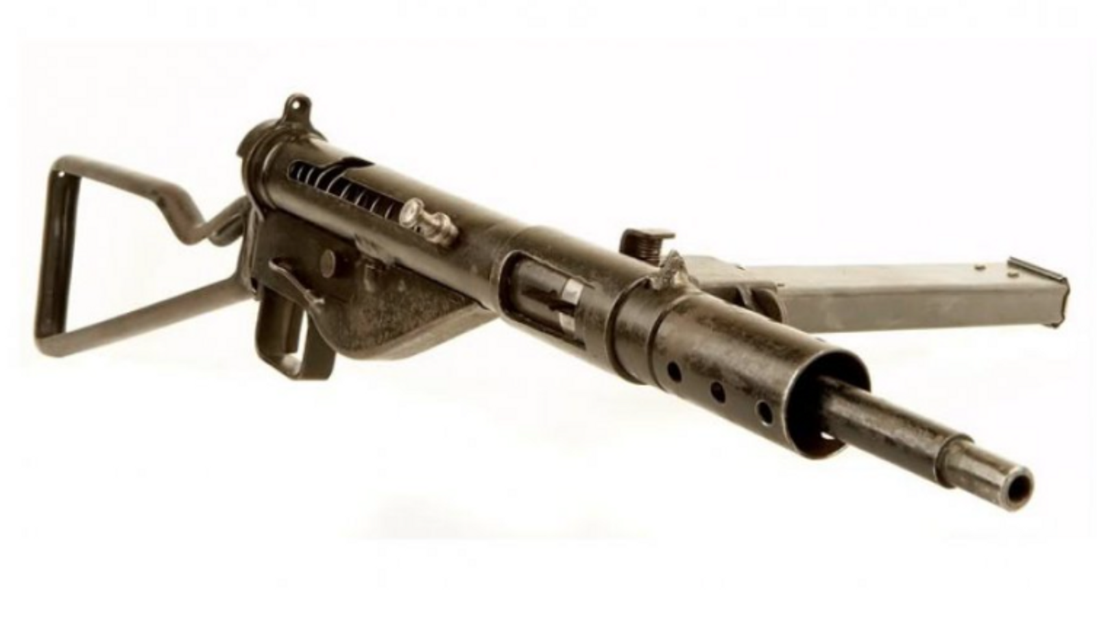 Subfusell-Metralleta Sten, típica arma dels maquis