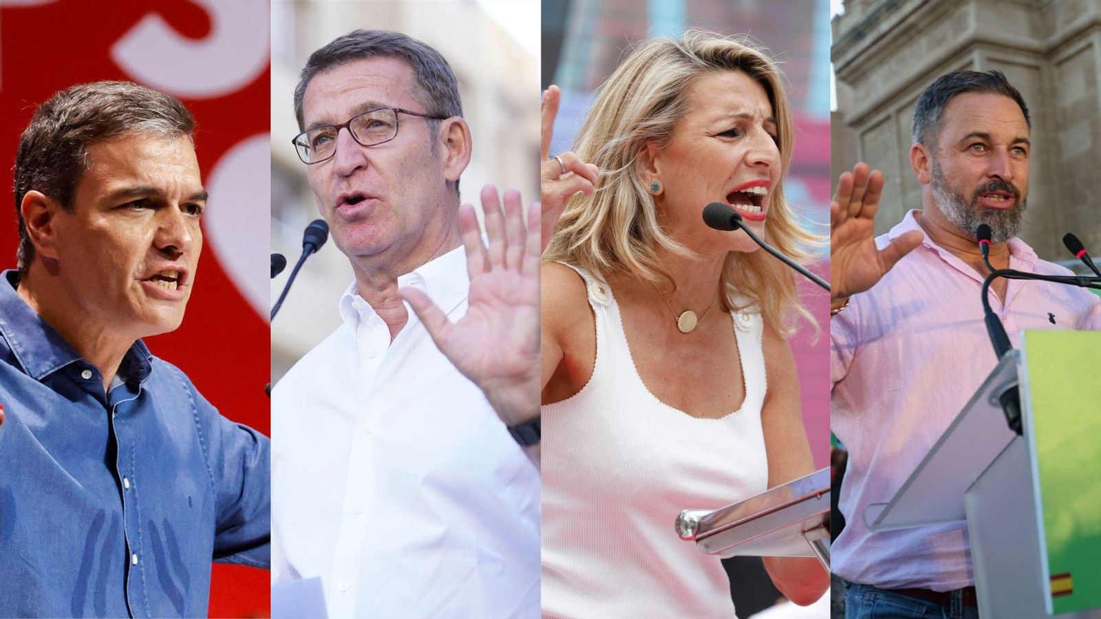 Els candidats a la presidència del govern espanyol intensifiquen la campanya en el cap de setmana previ al 23J