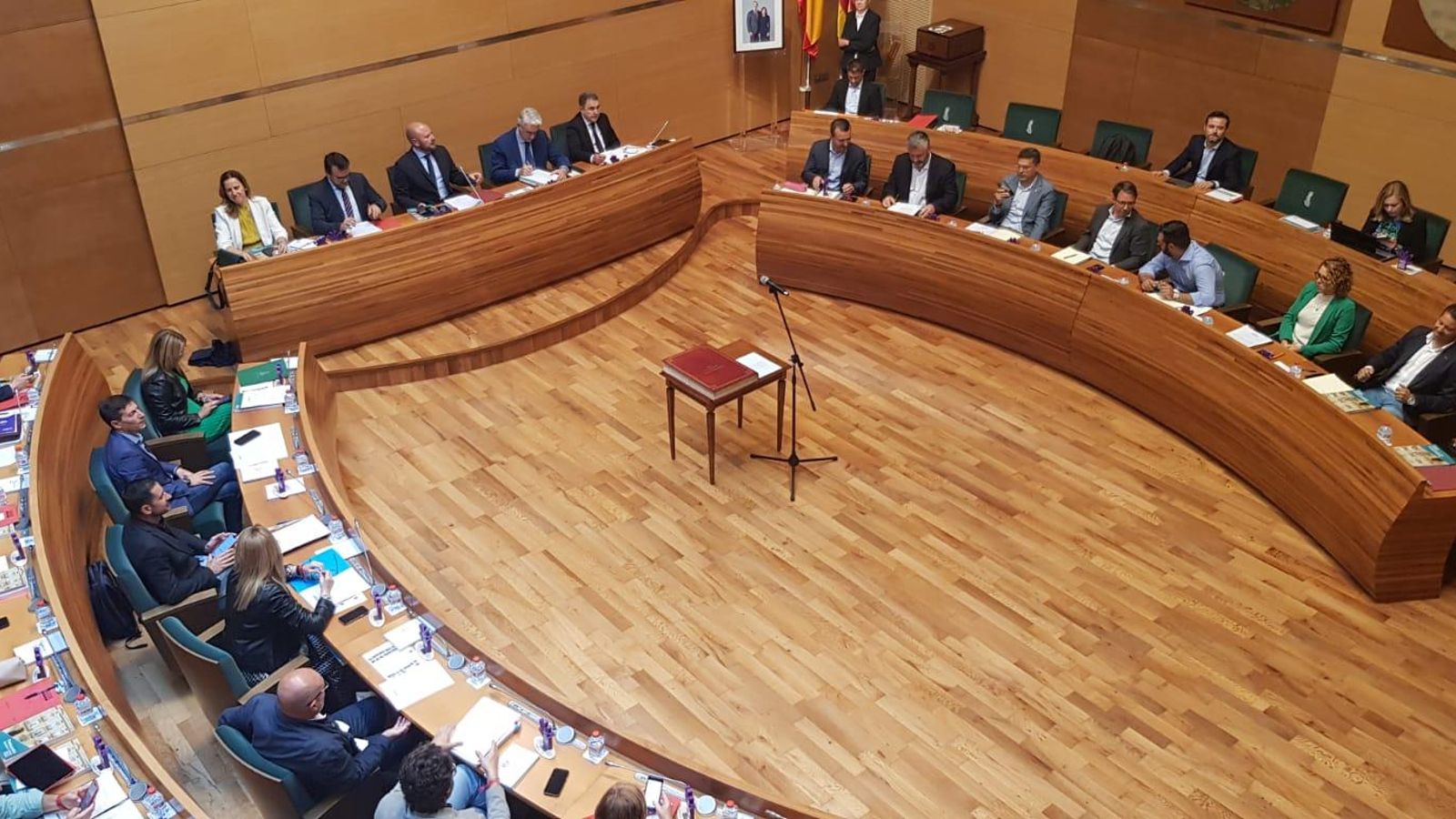 Un ple ordinari de la Diputació de València al maig (arxiu)