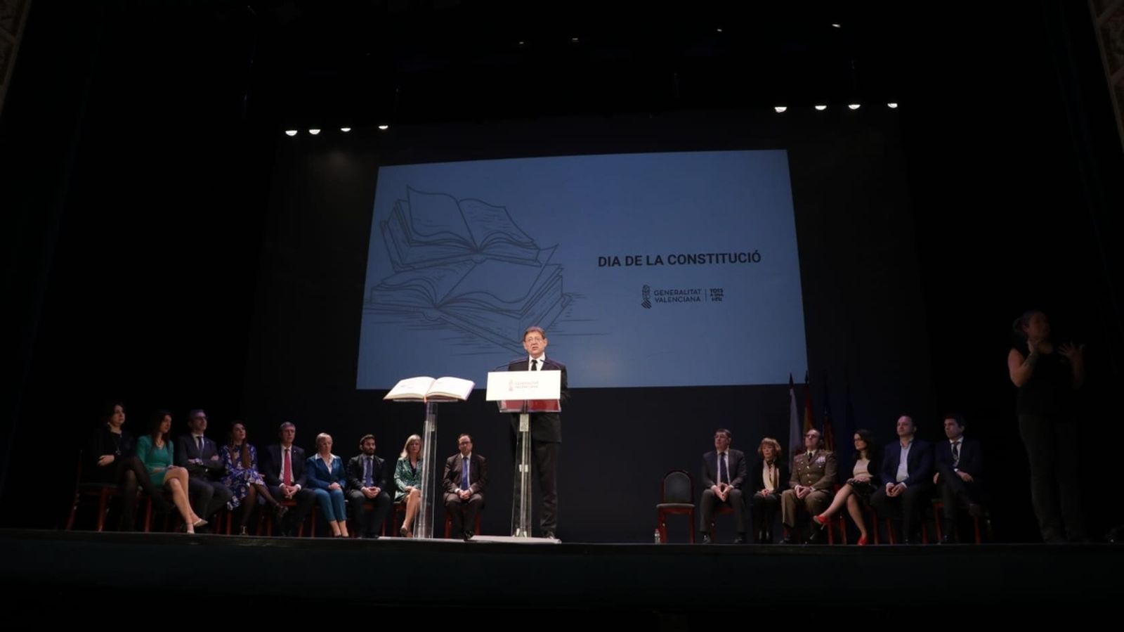 VÍDEO | Homenatge valencià a la Constitució en el 41 aniversari