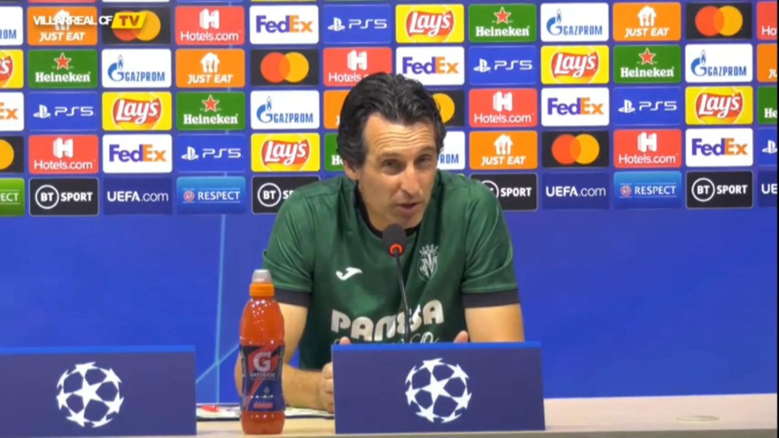 L'entrenador del Vila-real, Unai Emery