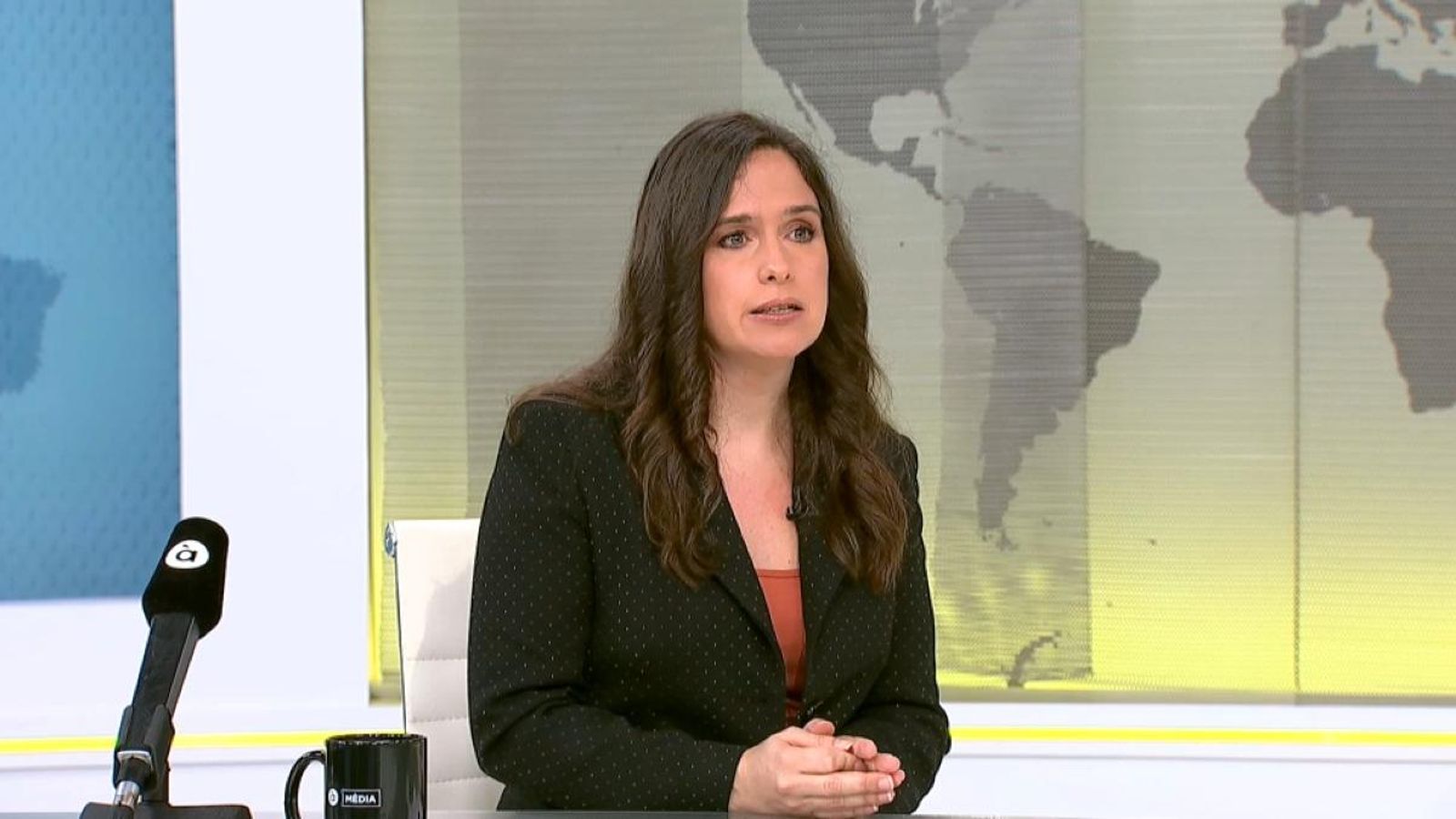 Belén Hoyo durant l'entrevista en 'Les notícies del matí '