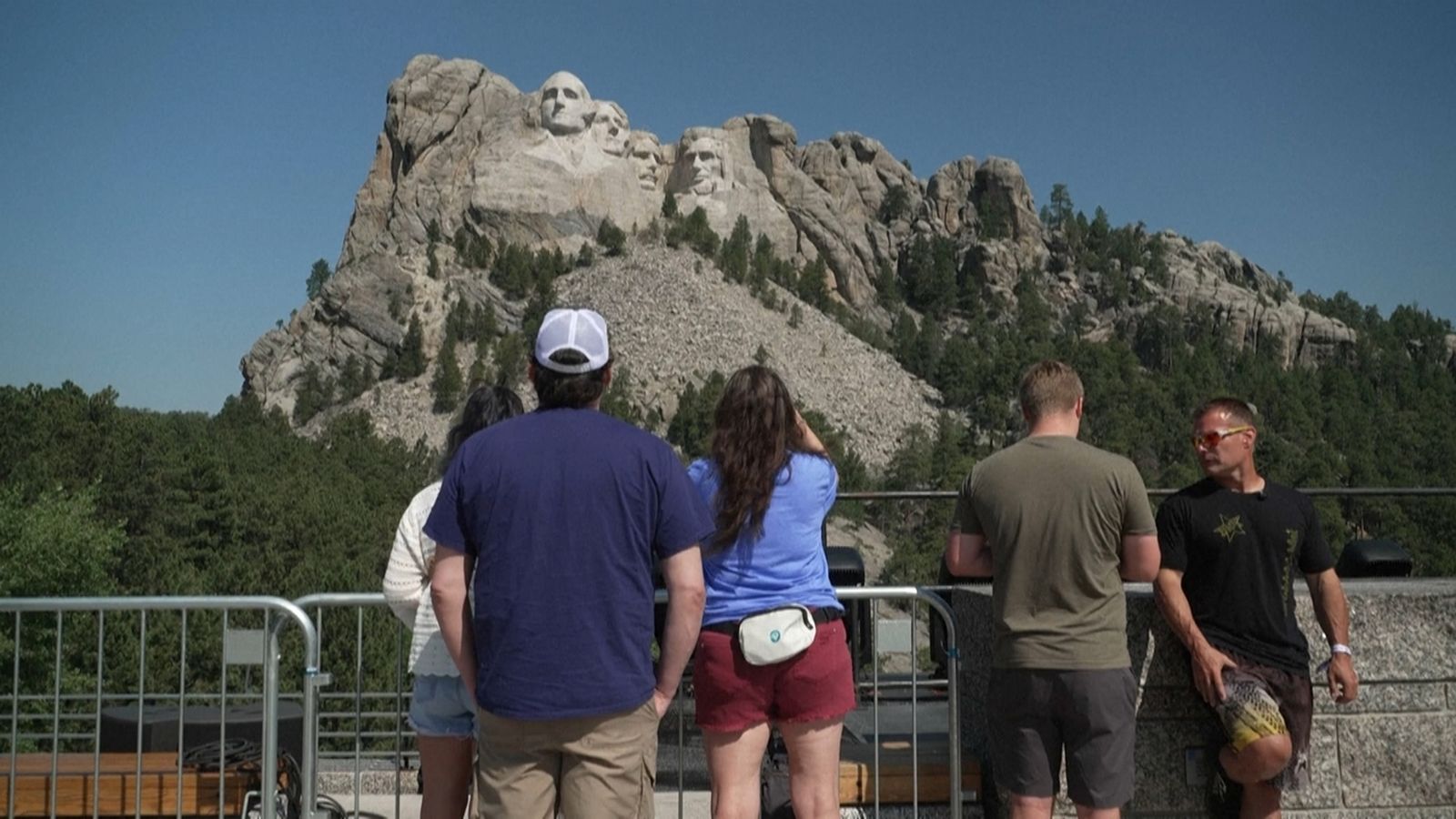 Visitants al mont Rushmore
