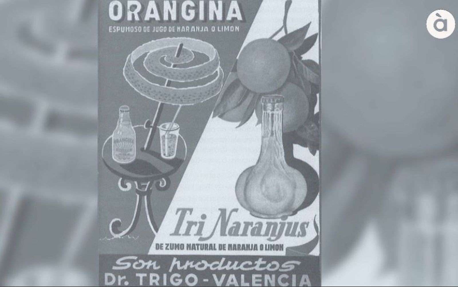 Anunci publicitari amb la singular ampolla