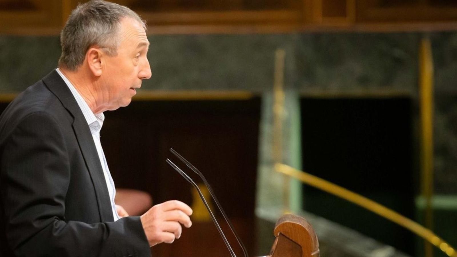 Imatge d'arxiu del portaveu de Compromís al Congrés, Joan Baldoví. Europa Press