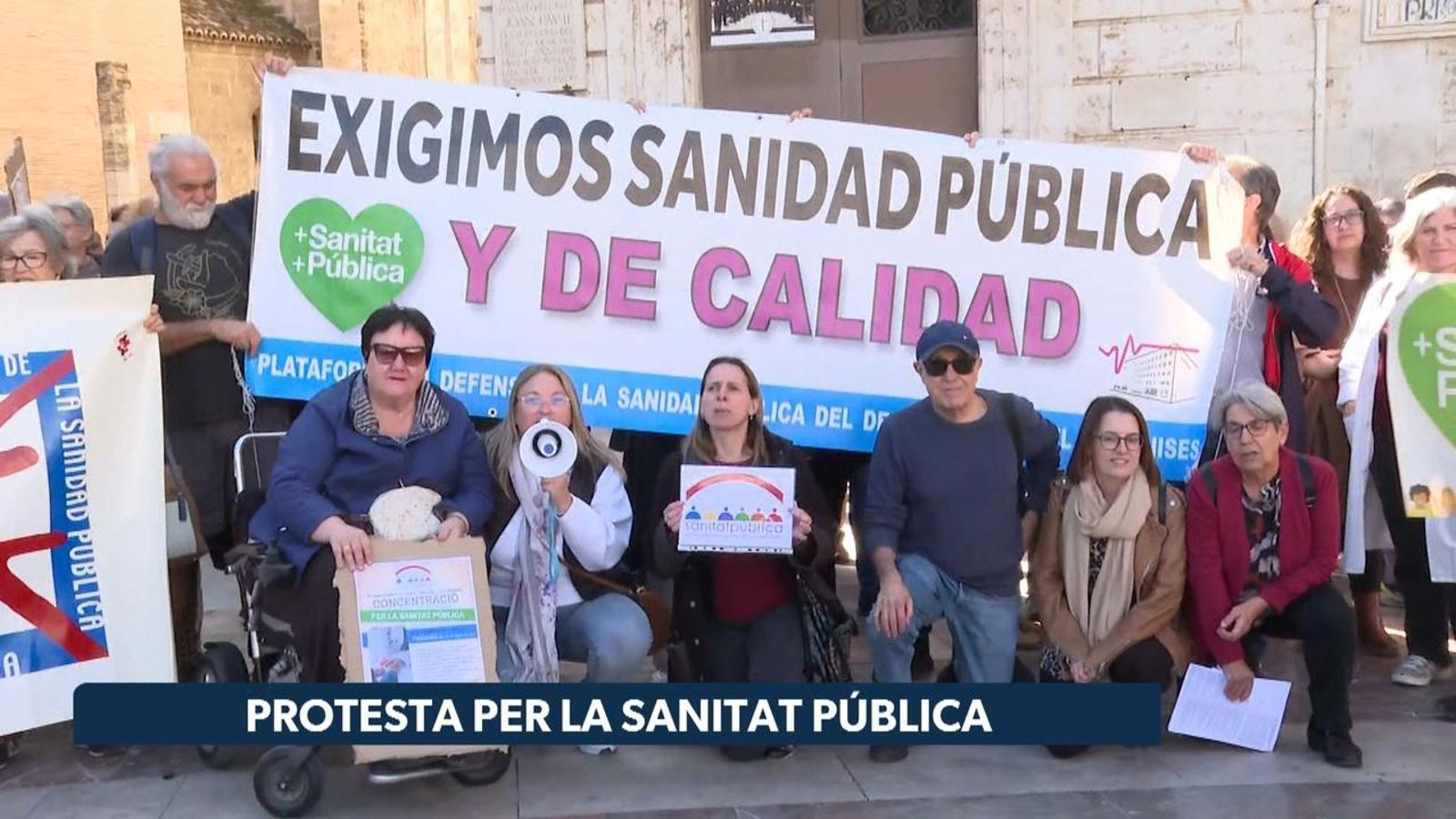 Protesta per la sanitat pública