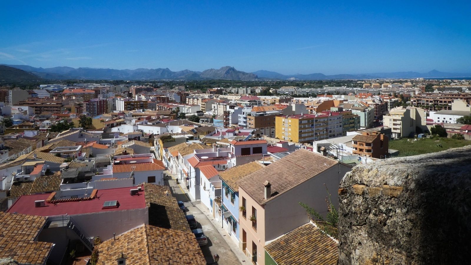 Vista panoràmica d'immobles a Dénia, en una imatge d'arxiu