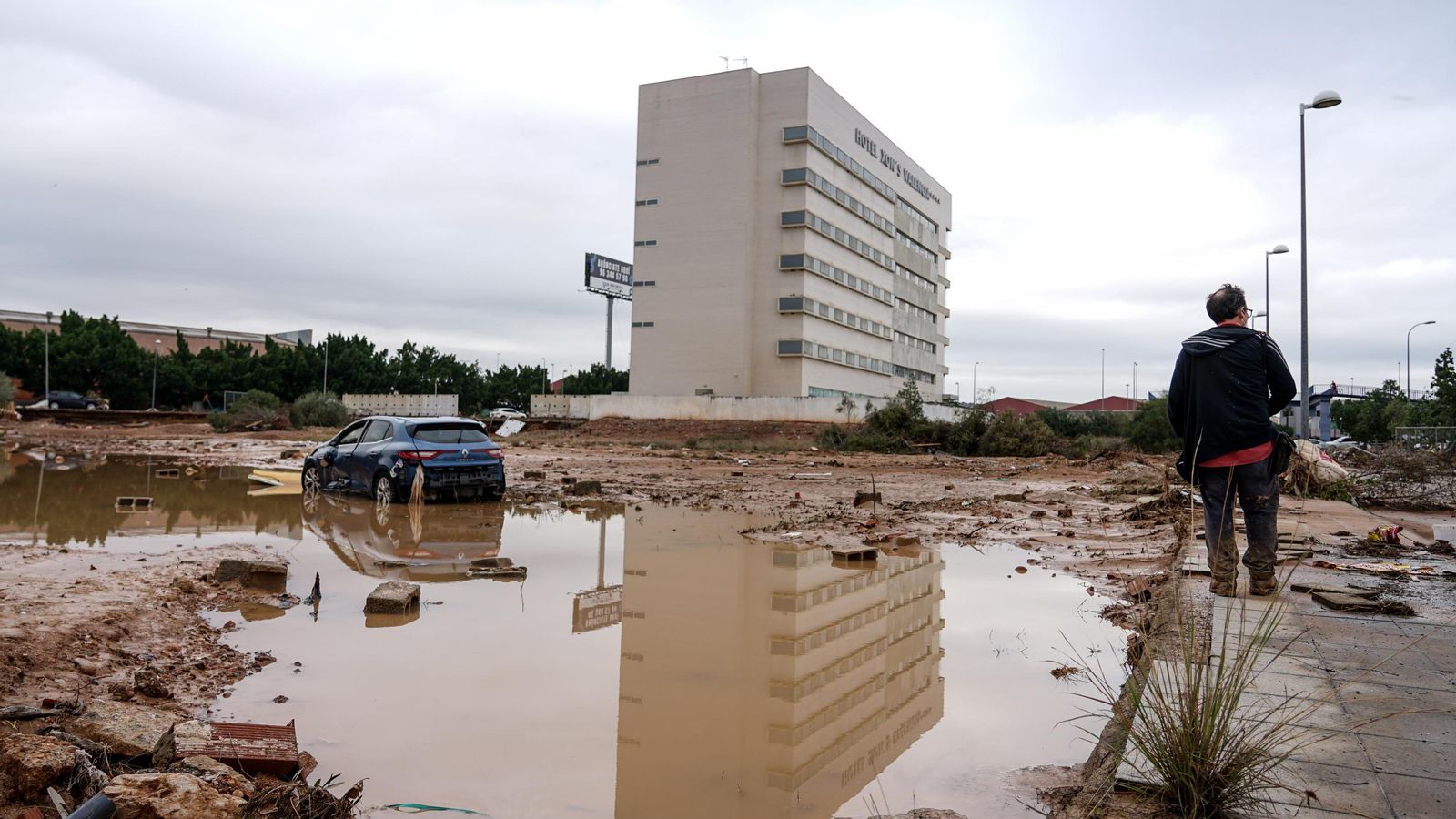 Un hotel al centre comercial Bonaire d'Aldaia, zona potenciament inundable