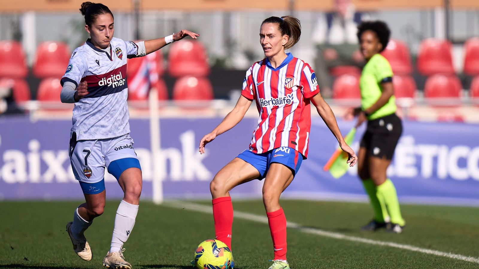 Ana Franco, en una acció del duel