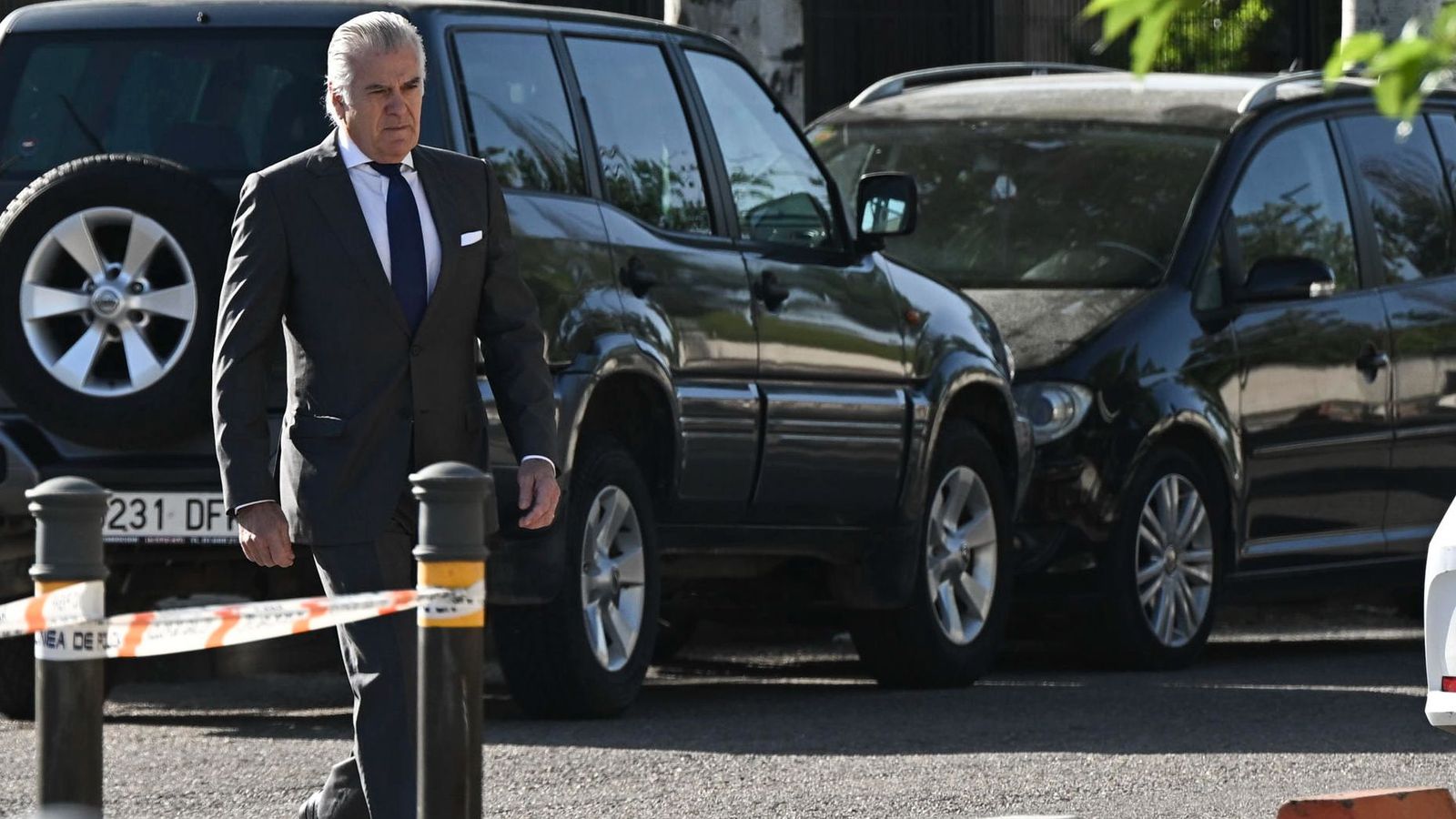 Luis Bárcenas arriba a l'Audiència Nacional per a declarar en el juí del cas Kitchen este dilluns