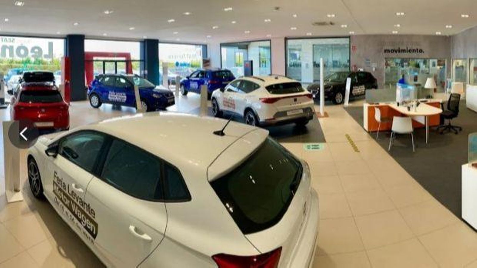 Imatge d'arixu de Levante Motor, concessionari oficial de Seat a València