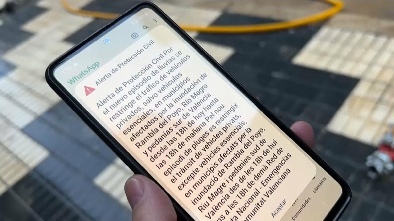 l'Horta Sud i la Ribera Alta reben una alerta per les restriccions de mobilitat i les pluges