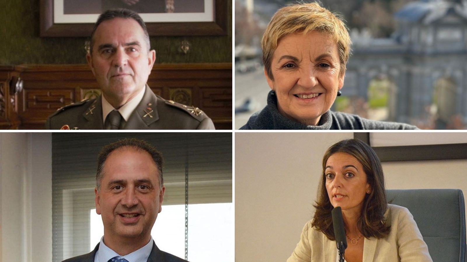 En imatge, les quatre noves cares del Consell, Francisco José Gan Pampols, Marian Cano, Juan Carlos Valderrama i Nuria Martínez