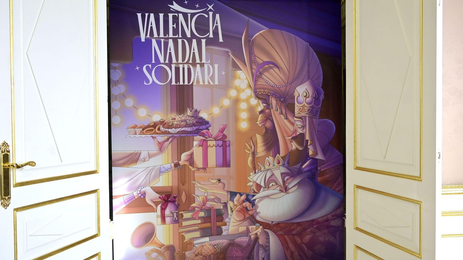 Cartell de la campanya comercial del Nadal a València