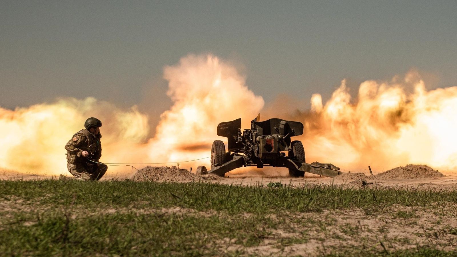 Combats en el front de guerra a Ucraïna