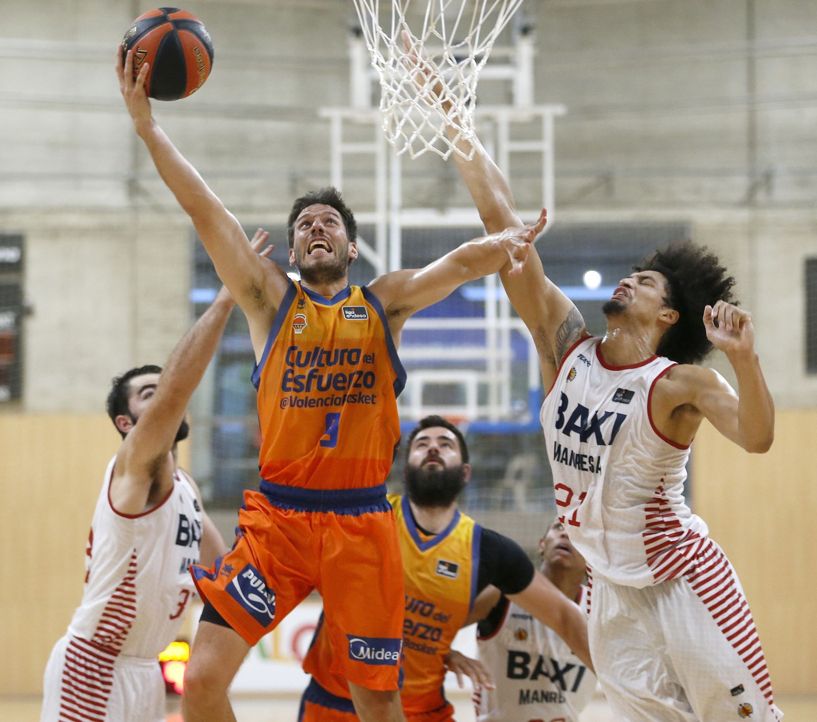 Sam Van Rossom, màxim anotador contra el Baxi Manresa