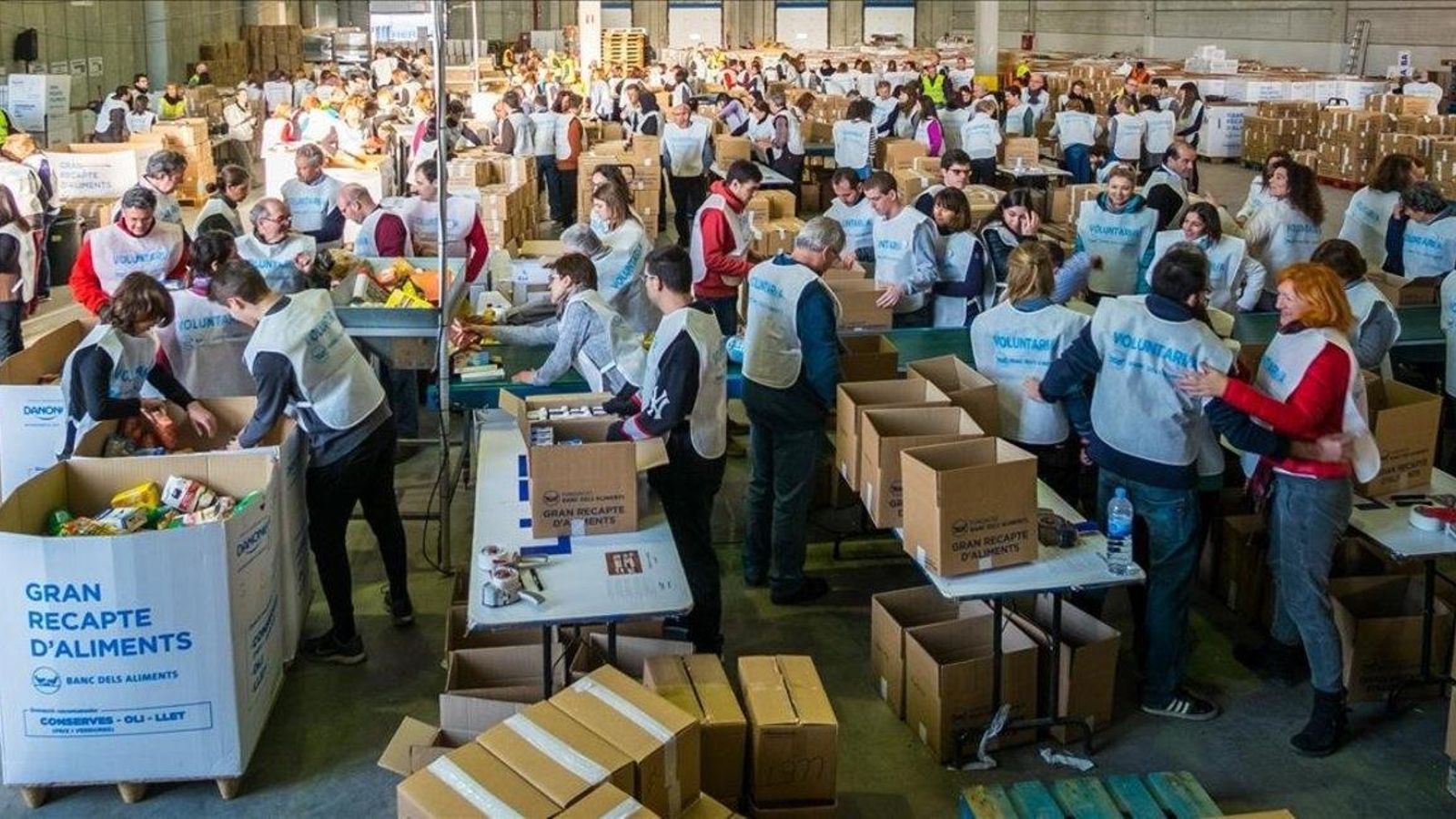 El Gran Recapte d\'Aliments busca aconseguir 22 milions de quilos en tres dies