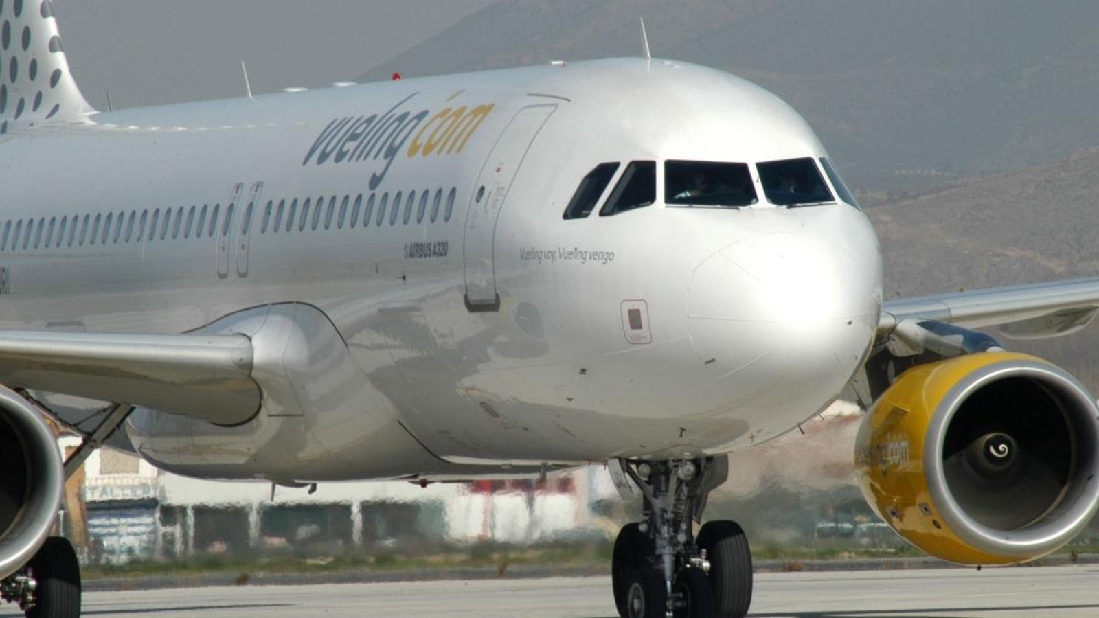Avió de la companyia Vueling en una imatge d'arxiu