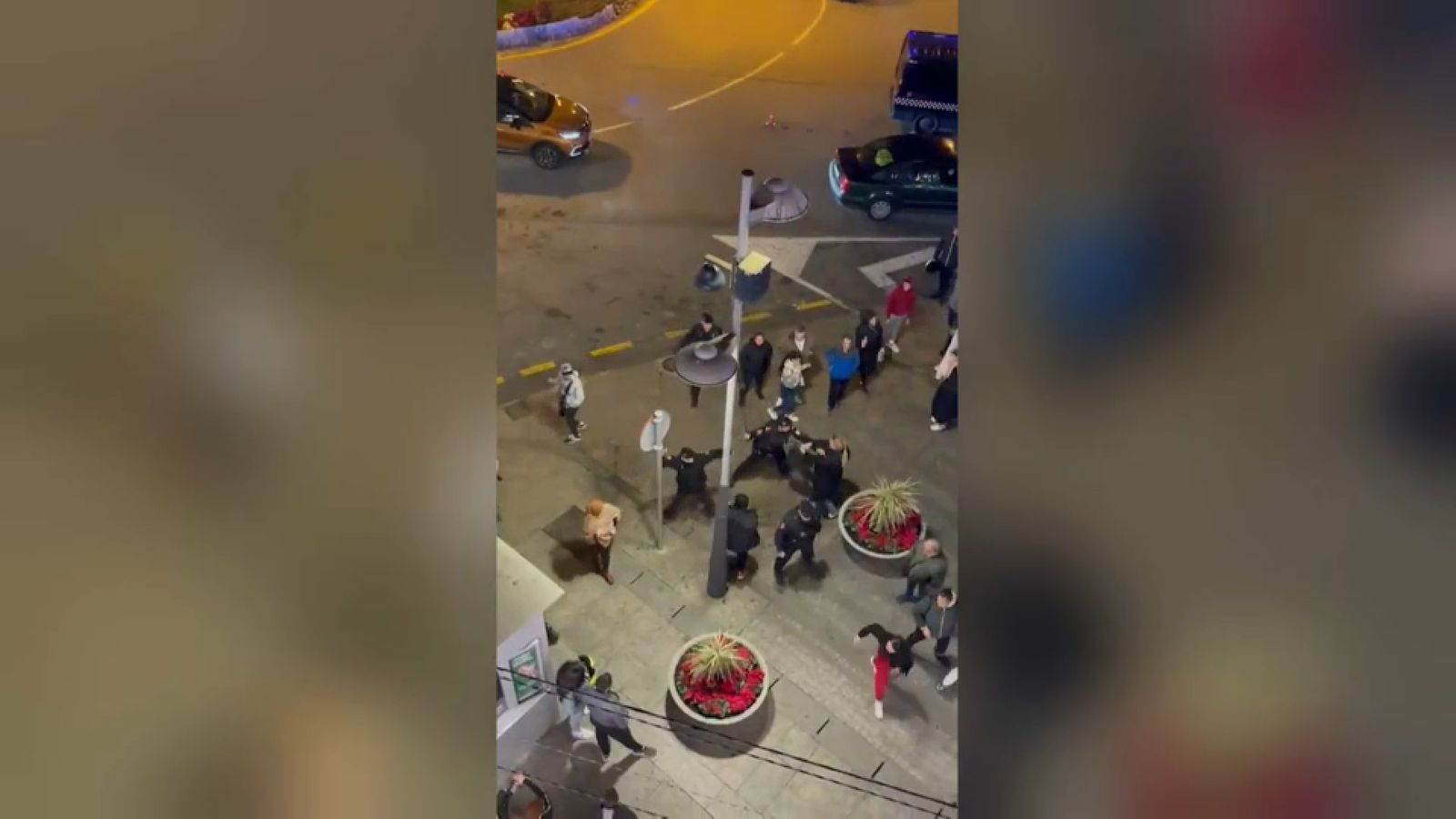 Imatges compartides en les xarxes socials de l'incident