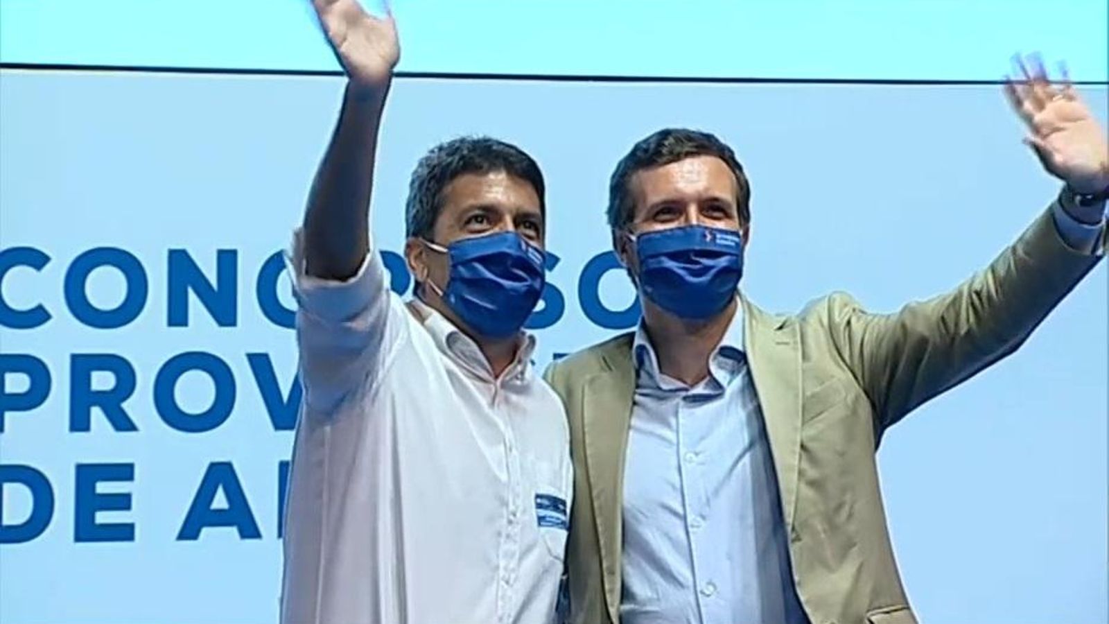 Carlos Mazón i Pablo Casado