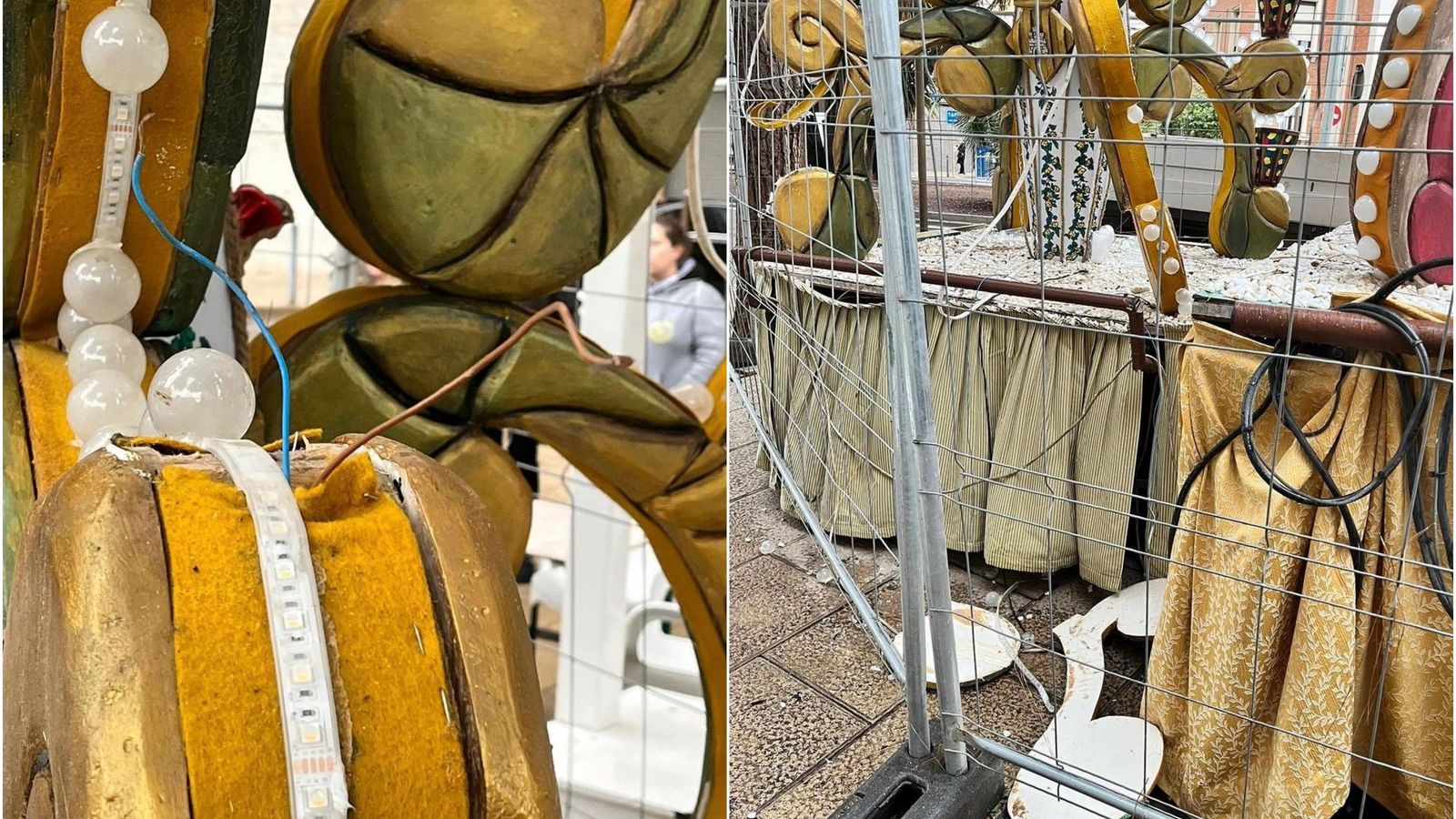 La gaiata El Toll de Castelló després dels actes vandàlics