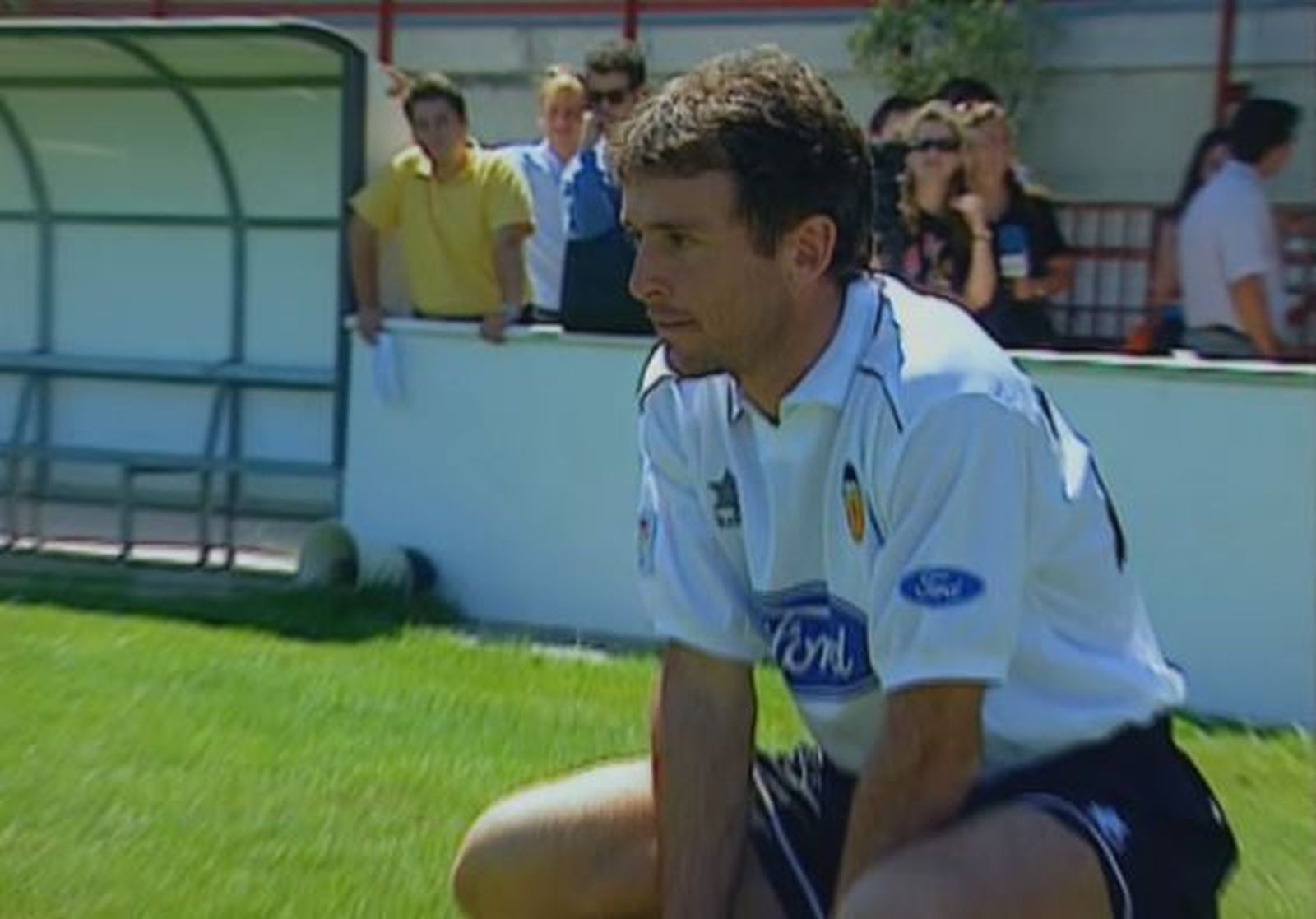 Carboni, quan jugava amb l'equip del València FC