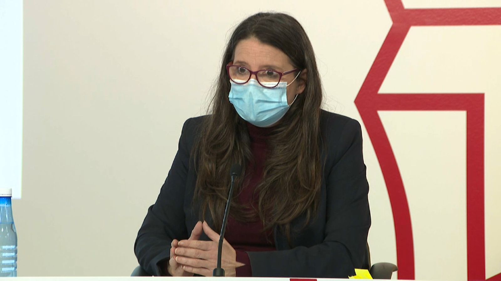 Oltra, durant la roda de premsa posterior al ple del Consell, aquest dimarts