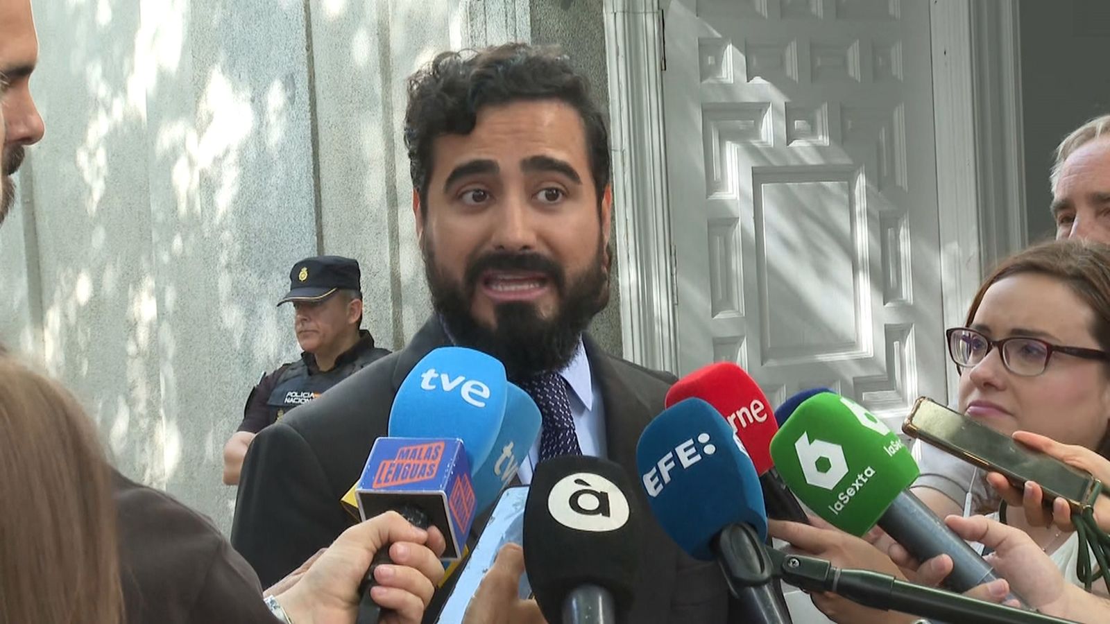 Alvise a l'arribada al jutjat este divendres