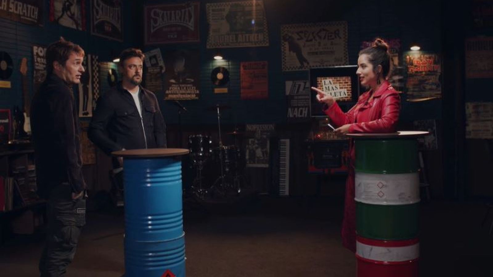 Nerea Sanfe durant l'entrevista Txus i Maki