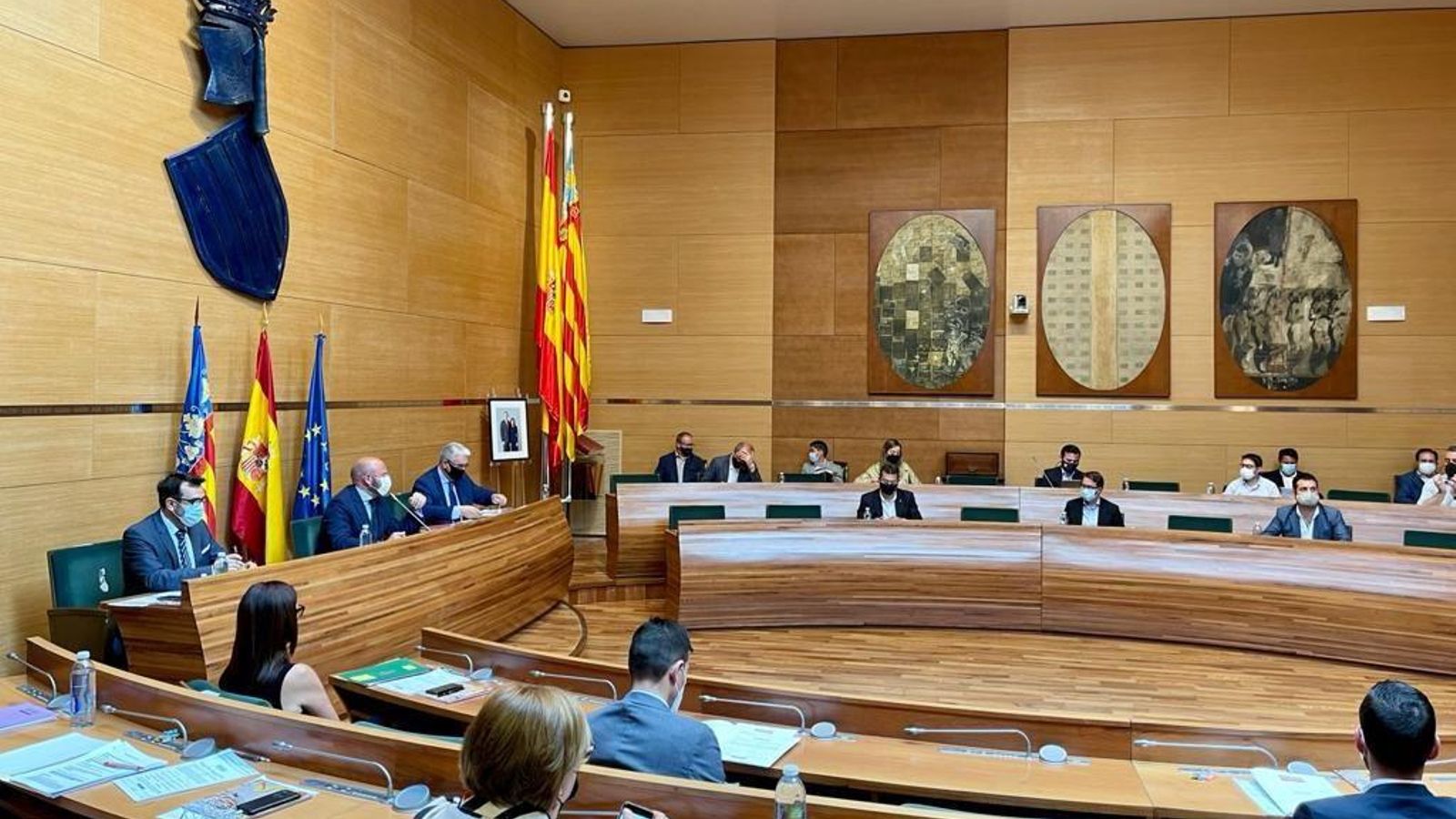 Sessió plenària de la Diputació de València aquest dimarts