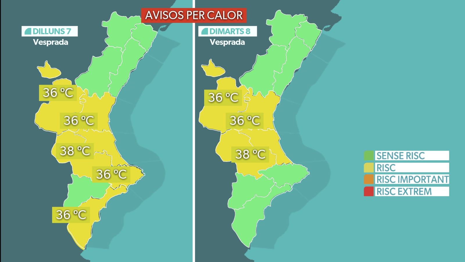 AVISOS PER CALOR