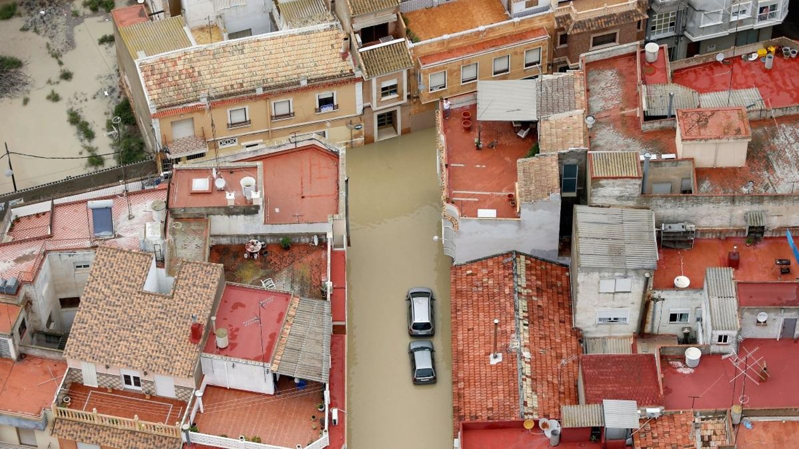 Imatge d'arxiu de les inundacions al Baix Segura per les pluges torrencial de setembre