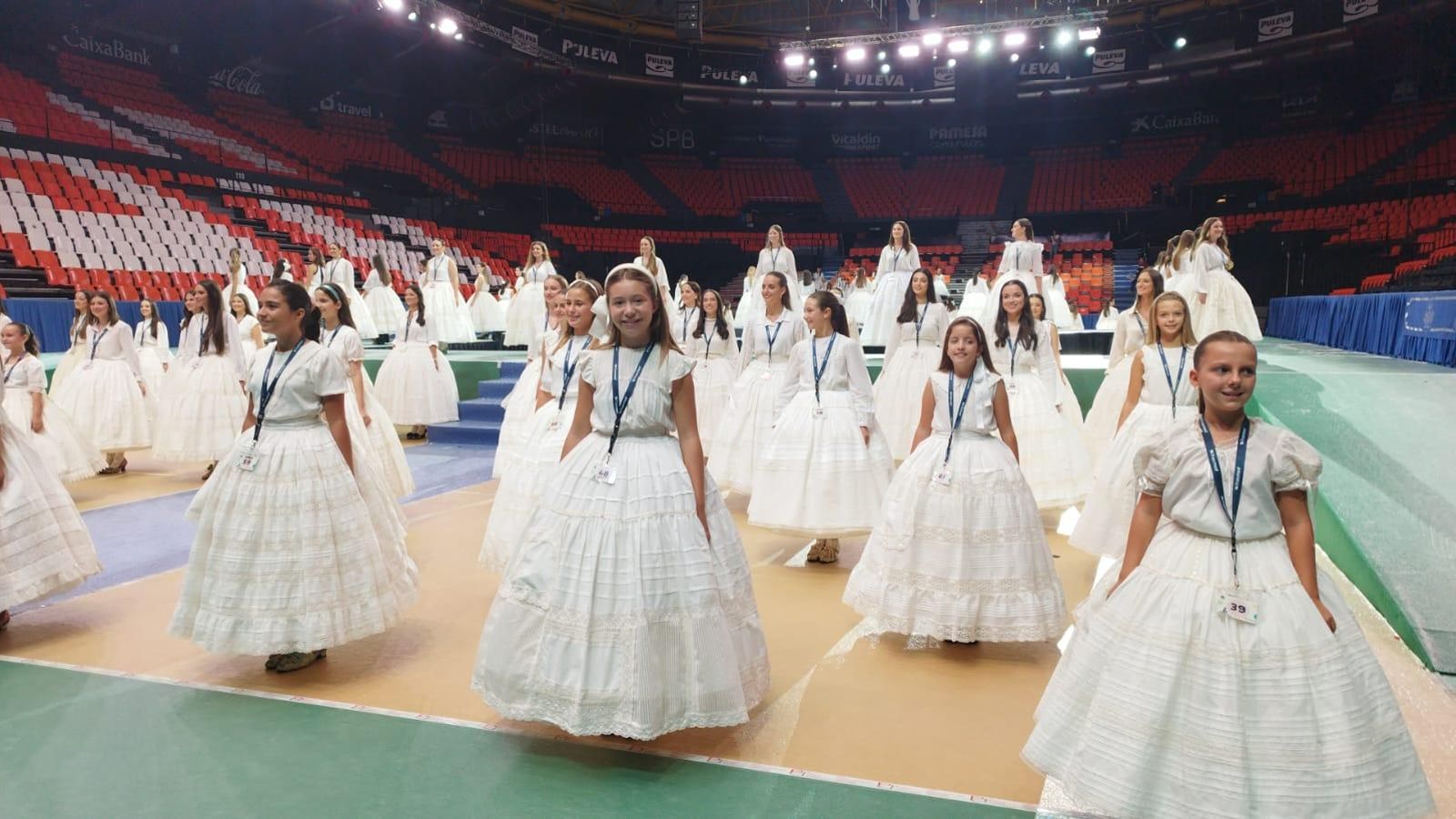 Assaig per a l'elecció de la Cort d'Honor de les Falles