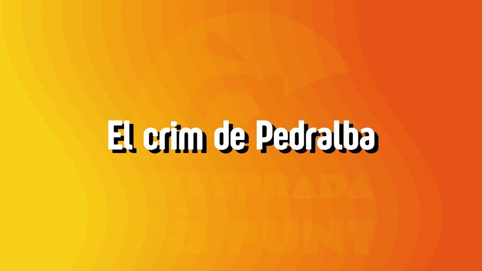 15.10.2025 | "True crime", amb Santiago Álvarez | El crim de Pedralba: justícia després del silenci