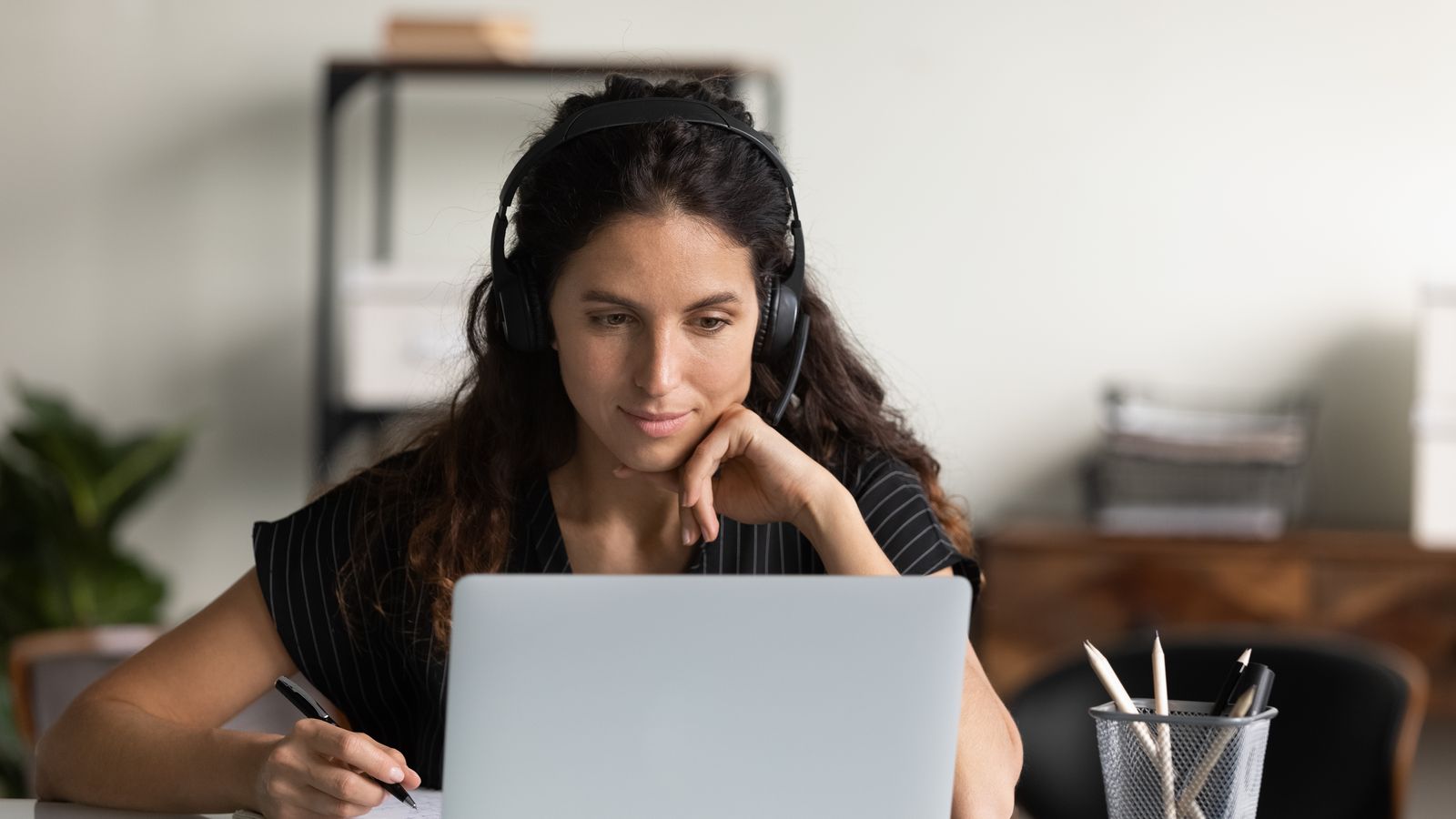 Una estudiant d'idiomes