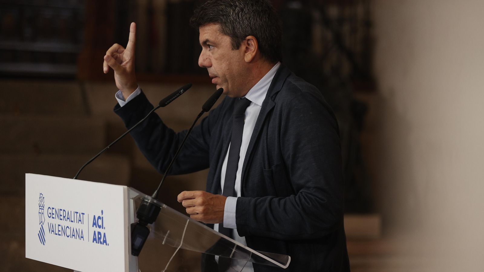 El president de la Generalitat, Carlos Mazón, en una imatge d'arxiu