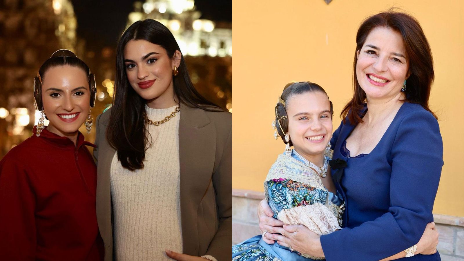 L'influencer Marta Lozano i l'empresaria Hortensia Roig seran les mantenidores de Maria Estela Arlandis i Marina García, falleres majors de València, durant l'Exaltació