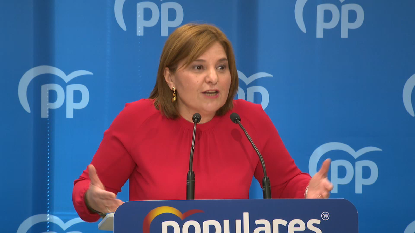 Isabel Bonig del PP en Les notícies de la nit