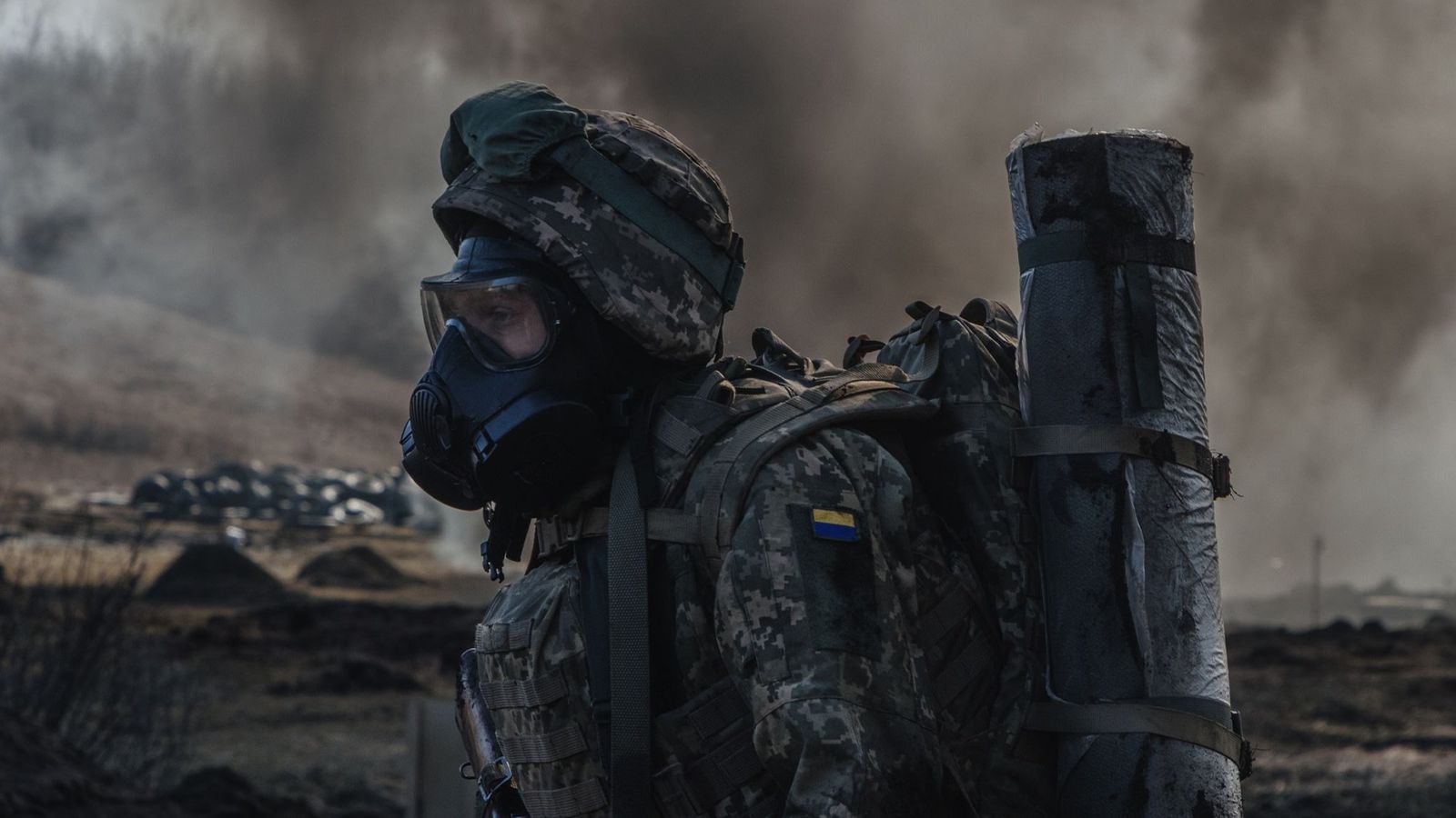 Soldat uncraïnes en el front
