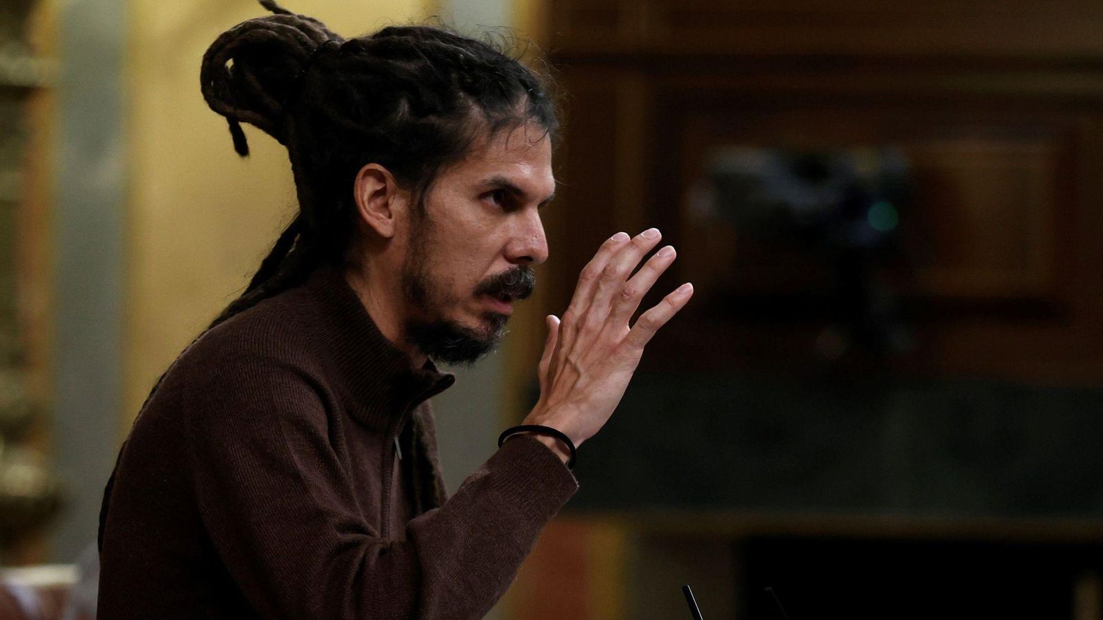Imatge d'arxiu del diputat d'Unides Podemos Alberto Rodríguez, al Congres dels Diputats