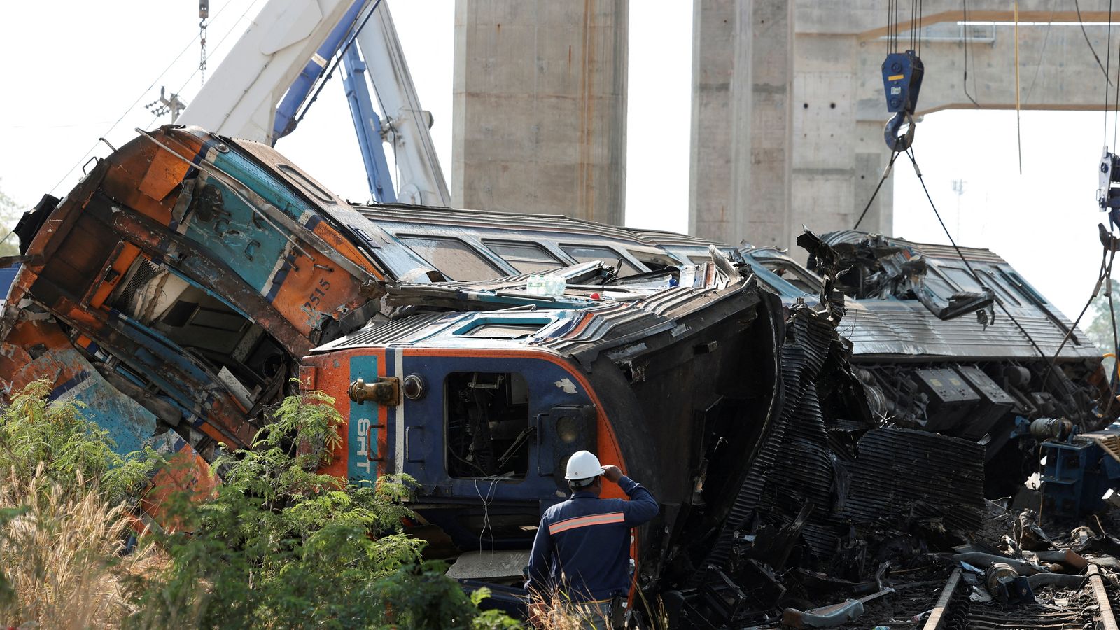 Tren accidentat a Tailàndia, este dimecres