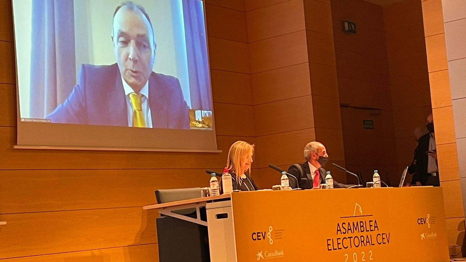 Un moment de l'assemblea