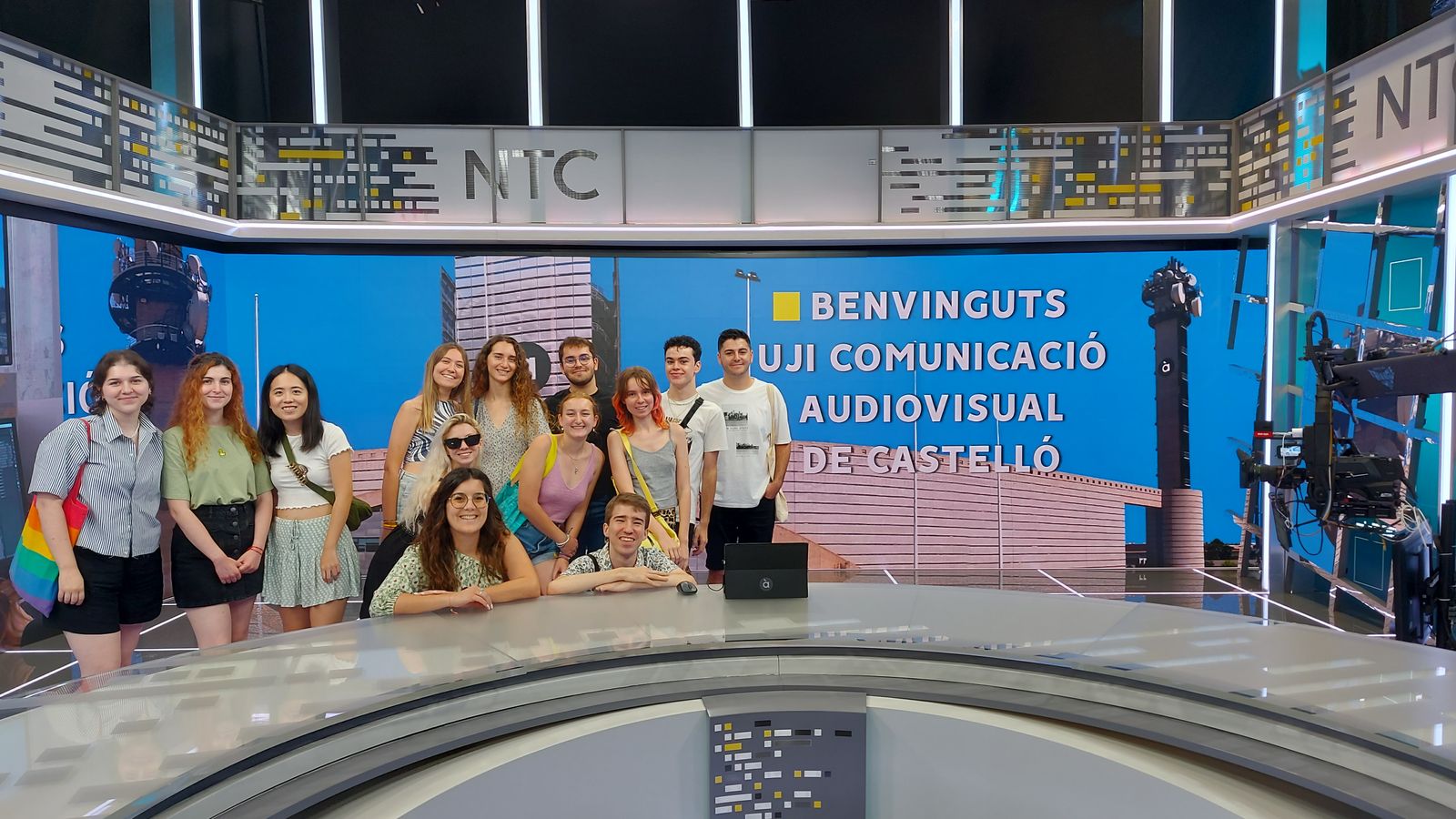 Visita d'alumnes del Grau de Comunicació Audiovisual de l'UJI de Castelló