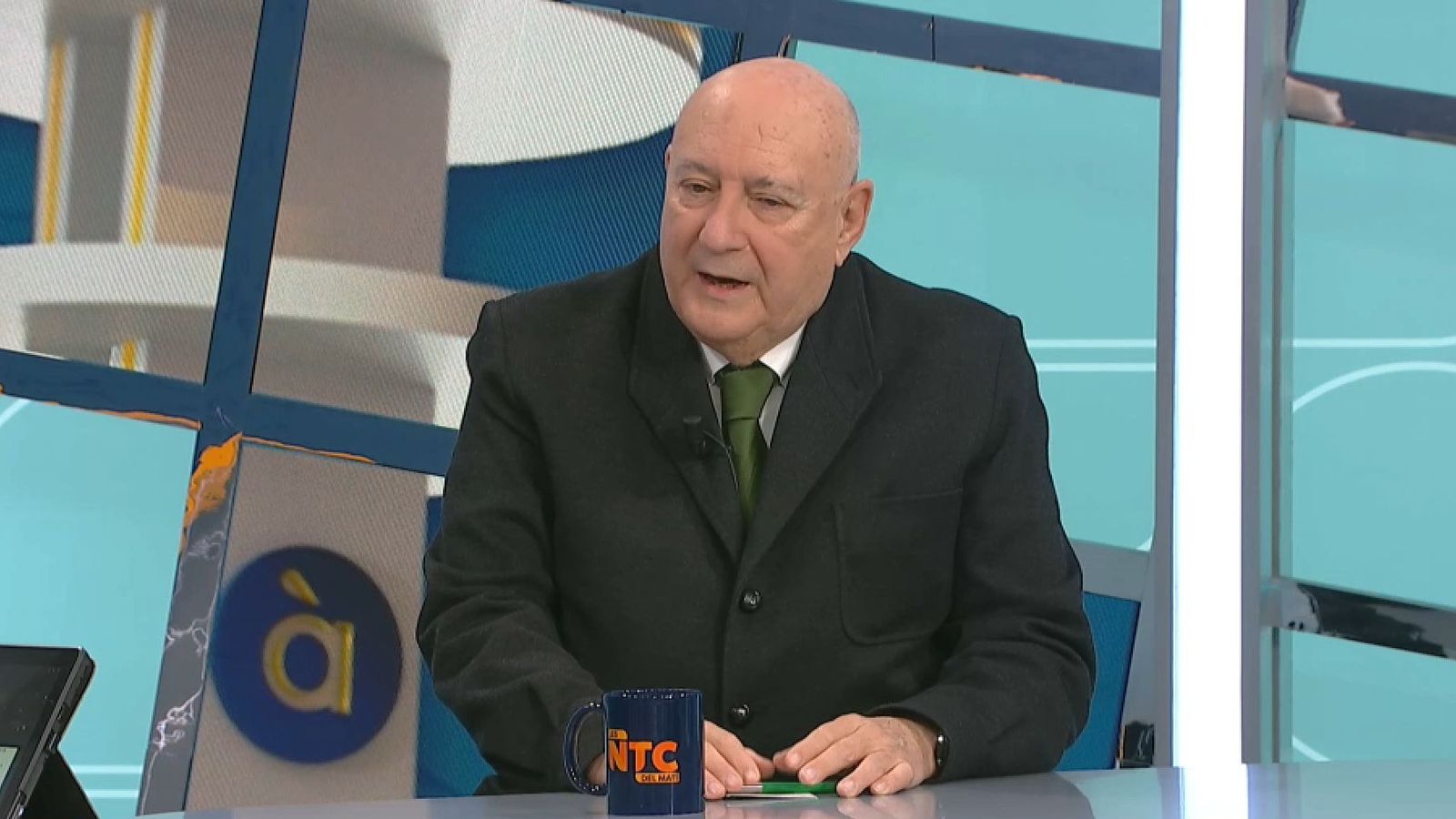 El president d'ATA, Alberto ARA, este divendres en 'Les notícies del matí'