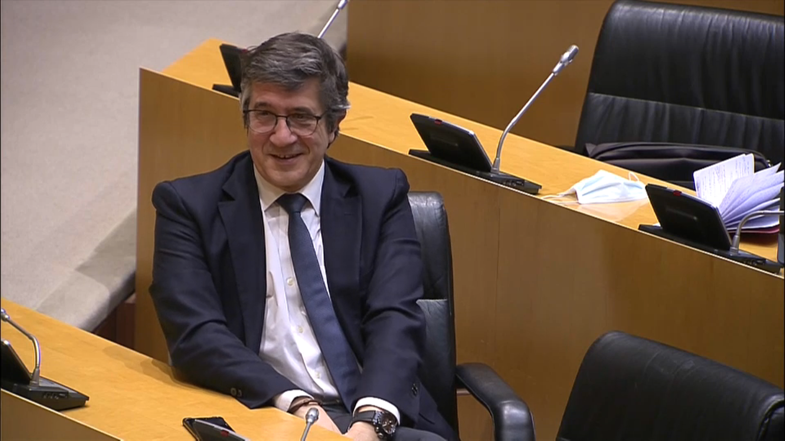 Patxi López després de la votació al Congrés