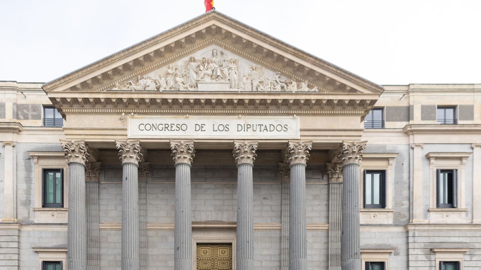 Façana del Congrés dels Diputats, el 5 de febrer del 2026, a Madrid.