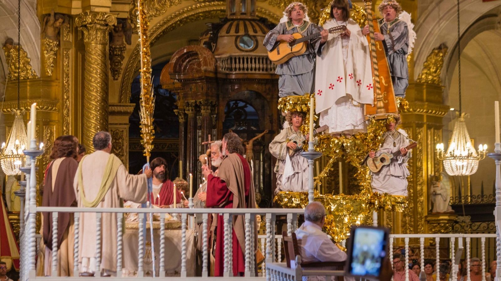 Celebració de la Festa a la basílica de Santa Maria