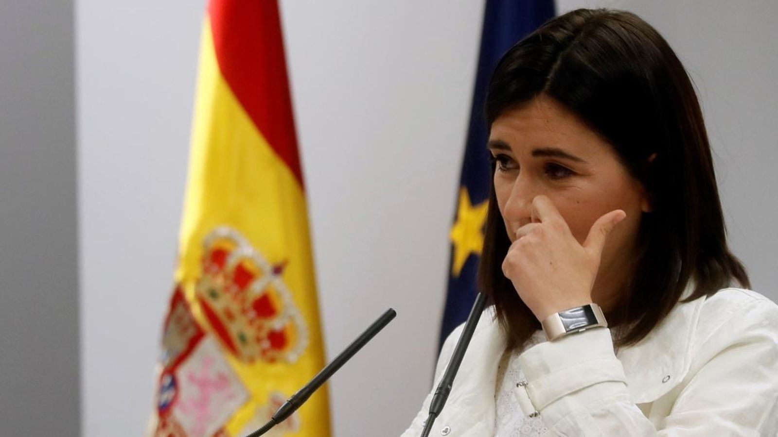 Montón, en la roda de premsa sobre el seu màster